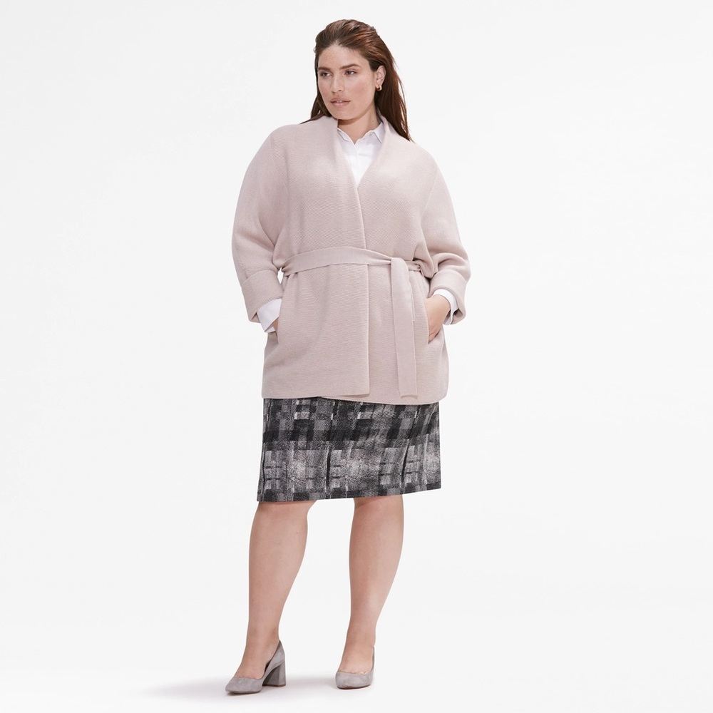 NWT M.M. LaFleur The Morandi Sweater | Merino Wool | Almond | Size XL/XXL